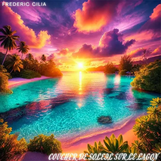 Coucher de Soleil sur le Lagon